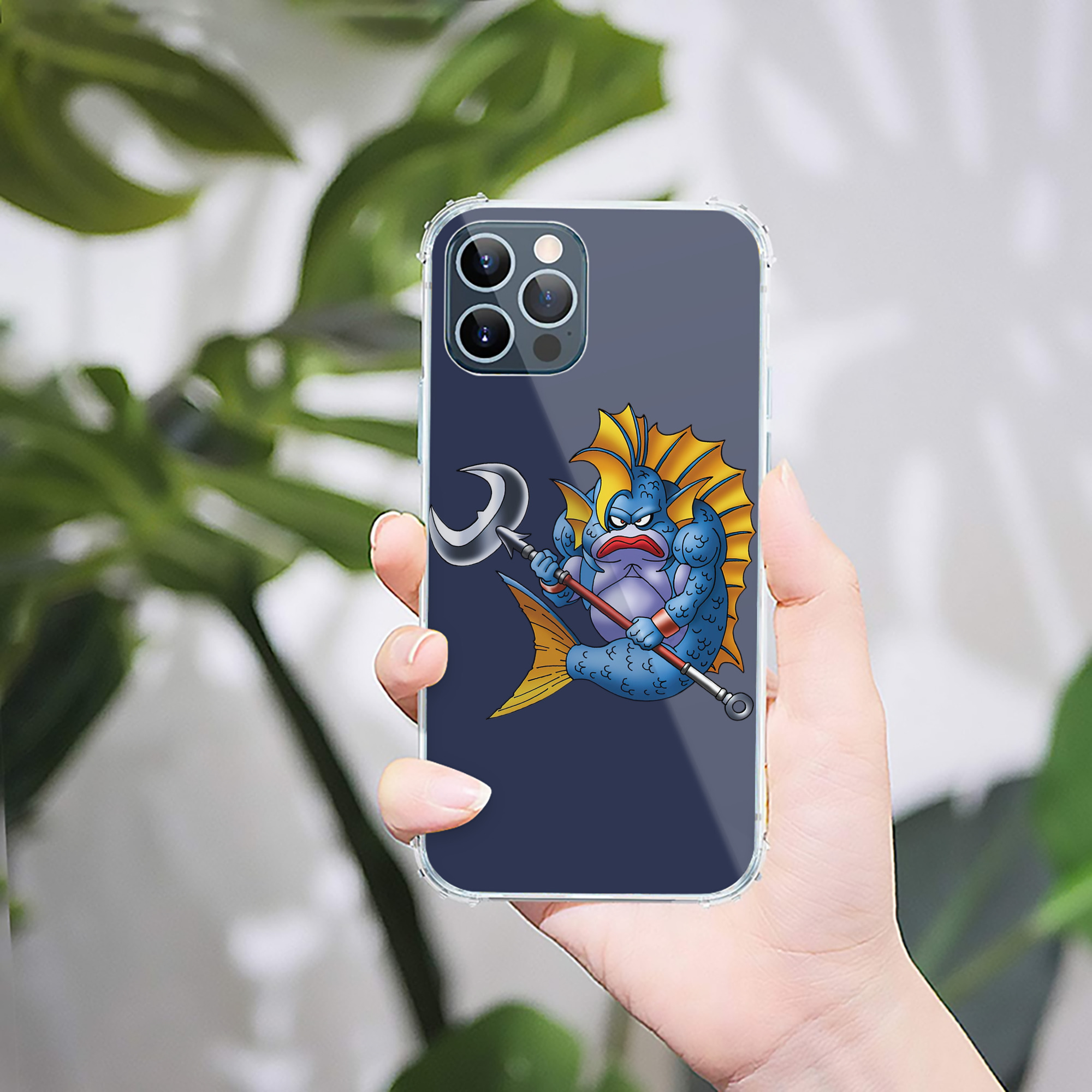 （画像用） ドラゴンクエスト Doragon Kuesuto Dragon Quest 【iPhone 12シリーズ対応】透明スマホケース（クリアソフトケース）